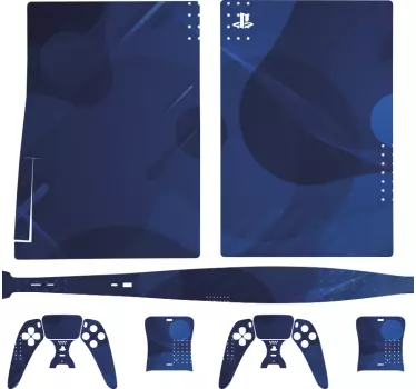 Ps5 klistermärke marin konsolöverdrag - Tenstickers