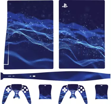 Digitala klistermärken för playstation 5 med låg polyteknik - Tenstickers