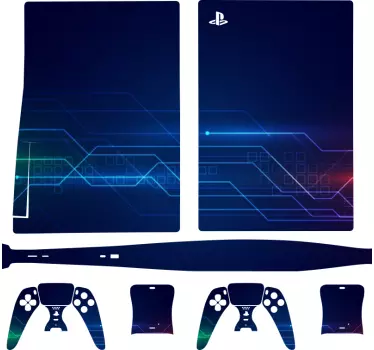 Ps5 klistermärke livligt spelomslag - Tenstickers