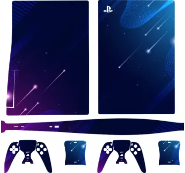 Hastighetsljus och spotlights playstation 5 klistermärke - Tenstickers