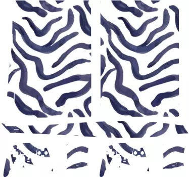 Ps5 klistermärke zebra mönster accent - Tenstickers