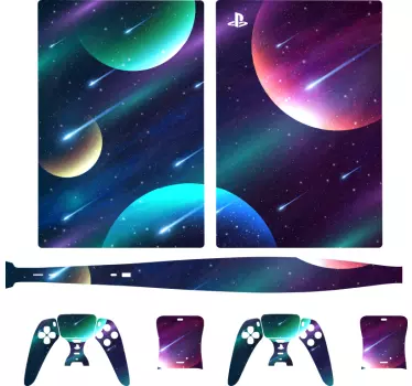 Space playstation 5 klistermärken - Tenstickers