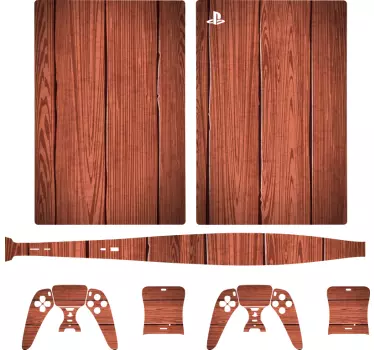 Ps5 körsbärsträ playstation 5 klistermärken - Tenstickers
