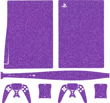 Lila gnistrar playstation 5 klistermärke - Tenstickers