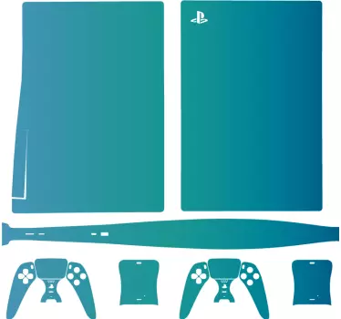 Ps5 klistermärke spelkonsol skydd - Tenstickers