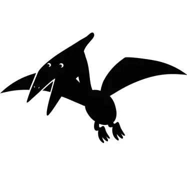 Nordisk dino pterodactyl drake vägg klistermärke - Tenstickers