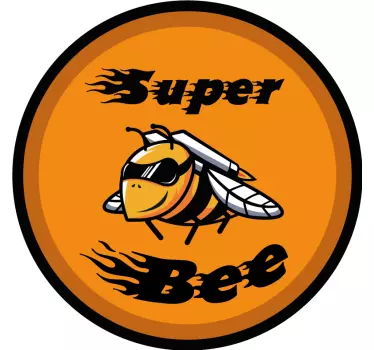 Super bee 70-tals dekal motorcykel - Tenstickers