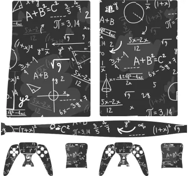 Matematisk formler ps5 klistermärke - Tenstickers