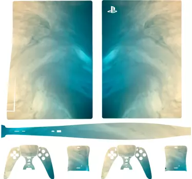 Fluid texture skin ps5 klistermärke - Tenstickers