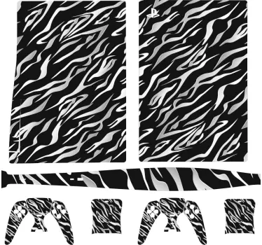 Ps5 klistermärke zebra inspiration - Tenstickers