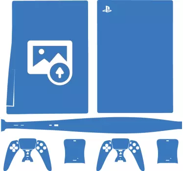 Personlig design playstation 5 dekal - Tenstickers