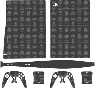 Typer av spelare playstation 5-klistermärken - Tenstickers