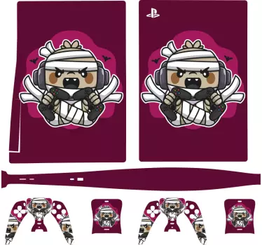 Ps5 klistermärke superhjälte kontroller design - Tenstickers