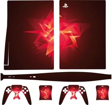 Formar explosion playstation 5 klistermärken - Tenstickers