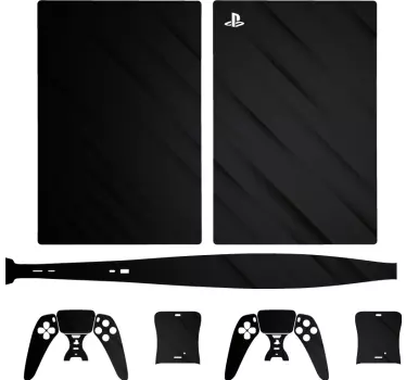 Ps5 klistermärke svart spelaccessoar - Tenstickers