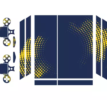 Snygg halvton ps4 klistermärke - Tenstickers