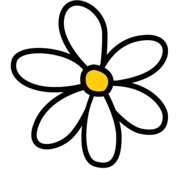 Daisy bil klistermärke - Tenstickers