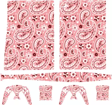 Ps4 klistermärke paisley stil - Tenstickers