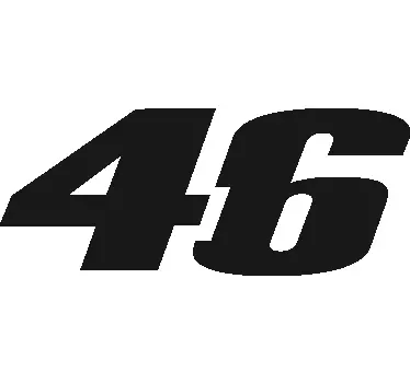 46 valentino rossi motorcykel klistermärken - Tenstickers