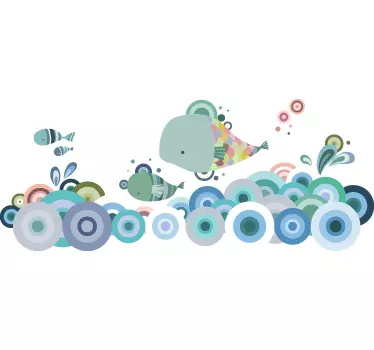 Sea ​​life kids klistermärken - Tenstickers