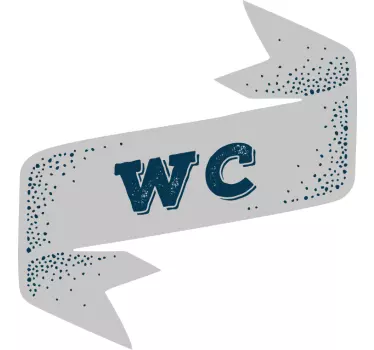 Band wc old school glasdörrklistermärke - Tenstickers