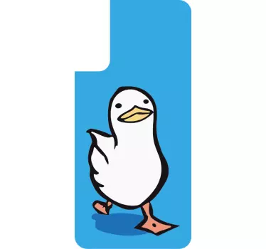 Swaggy promenader anka iphone dekal - Tenstickers