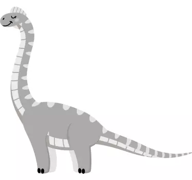 Leende dinosaurie grafik klistermärke - Tenstickers
