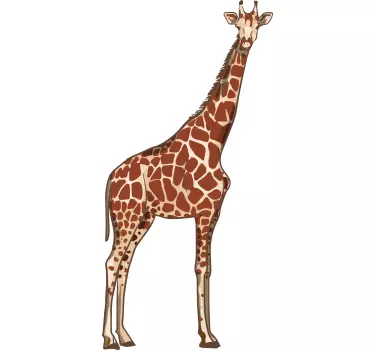 Väggklistermärken djur giraffväggdekoration - Tenstickers