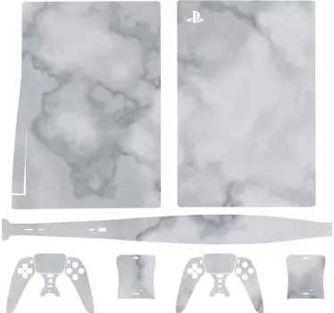 Ps5 klistermärke marmortextur folie - Tenstickers