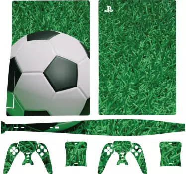 Fotbollsplan PS5 klistermärke - Tenstickers