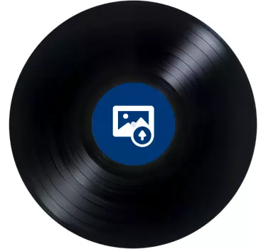 Personliga vinylplattor vägg klistermärken - Tenstickers