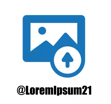 Monocolor instagram qr -kod anpassad klistermärke - Tenstickers