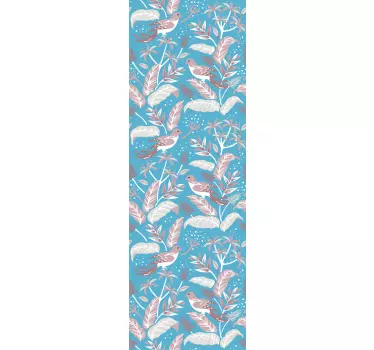 Naturinspirerad design duschkabin klistermärke - Tenstickers