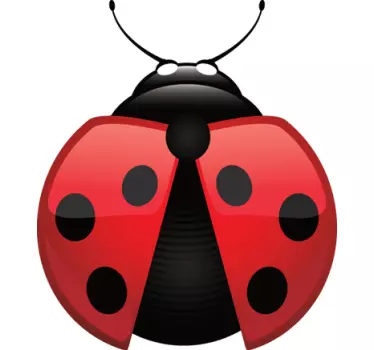 Nyckelpiga dekal - Tenstickers