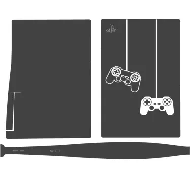Grafik för spelkontroller PS5 klistermärke - Tenstickers