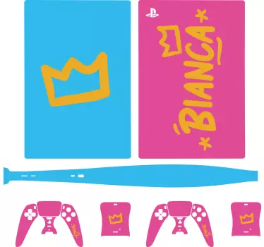 Vibrant handkontrollskinn ps5 klistermärke - Tenstickers