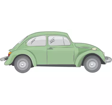 Grön dekorativ klistermärke - Tenstickers