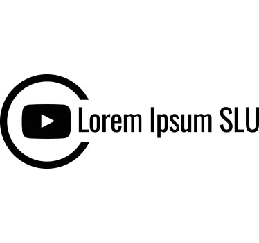 Youtube -etikett anpassningsbar fönsterdekal - Tenstickers
