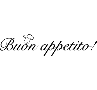 Vinilo decorativo buon appetito Väggklistermärken djur - Tenstickers