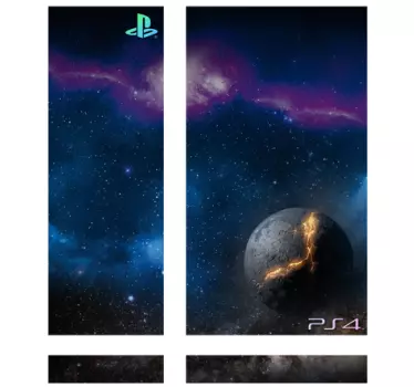 Cosmos galaxy playstation 4 skin - Tenstickers
