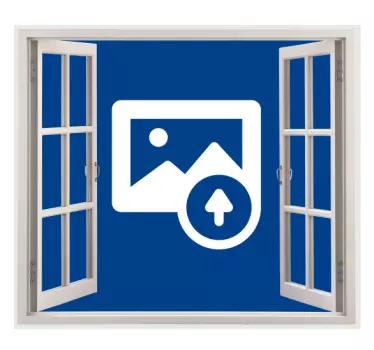 Personlig fotofönsterram - Tenstickers