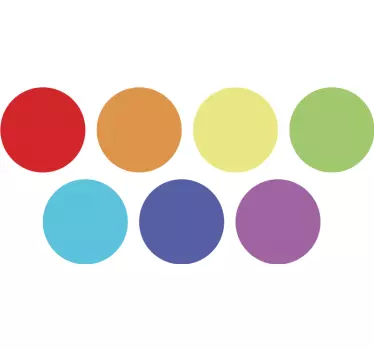 Klistermärke med flera färger - Tenstickers
