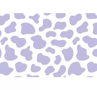 Bärbara klistermärken med lila kotryck - Tenstickers