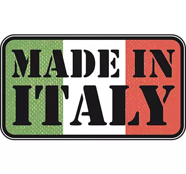 Tillverkad i italien väggdekor - Tenstickers