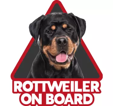 Rottweiller ansiktsdekaler för husdjur - Tenstickers