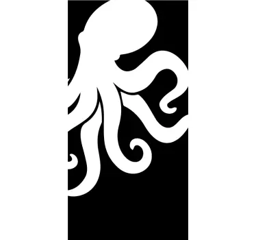 Bläckfisk duschdörrdekaler - Tenstickers