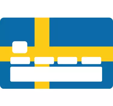 Sverigeflagga klistermärke - Tenstickers