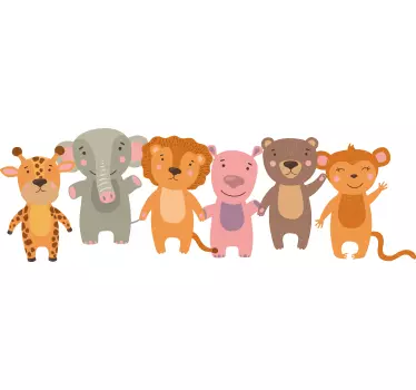 Väggklistermärken vilda djur - Tenstickers