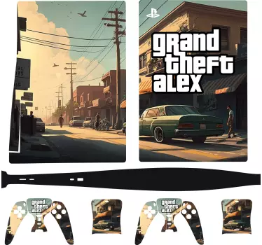 Grand theft klistermärken videospel - Tenstickers
