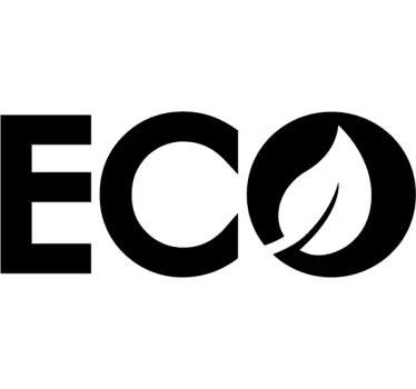 Bildekal Eko Minimalistisk Design - Tenstickers